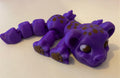Tiny 3D Printed Leopard- Purple